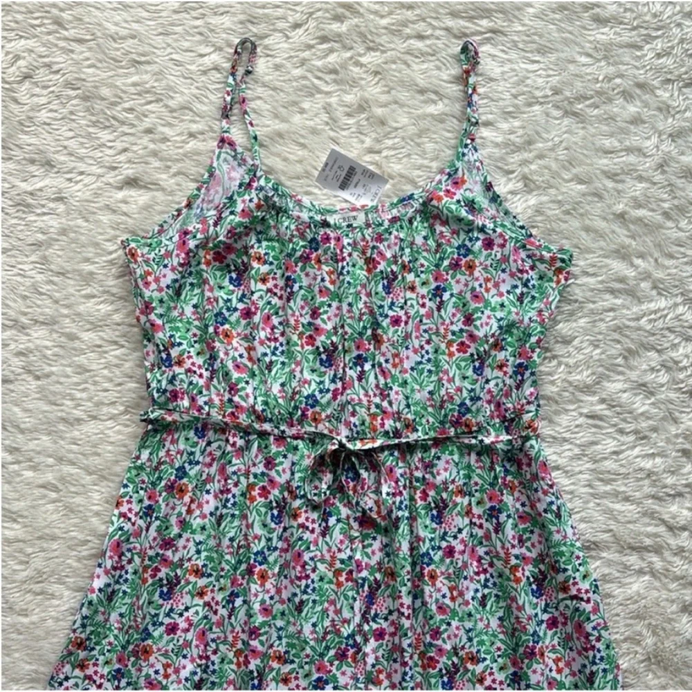 J. Crew Ruffle Floral Midi Dress - Picture 3 of 11